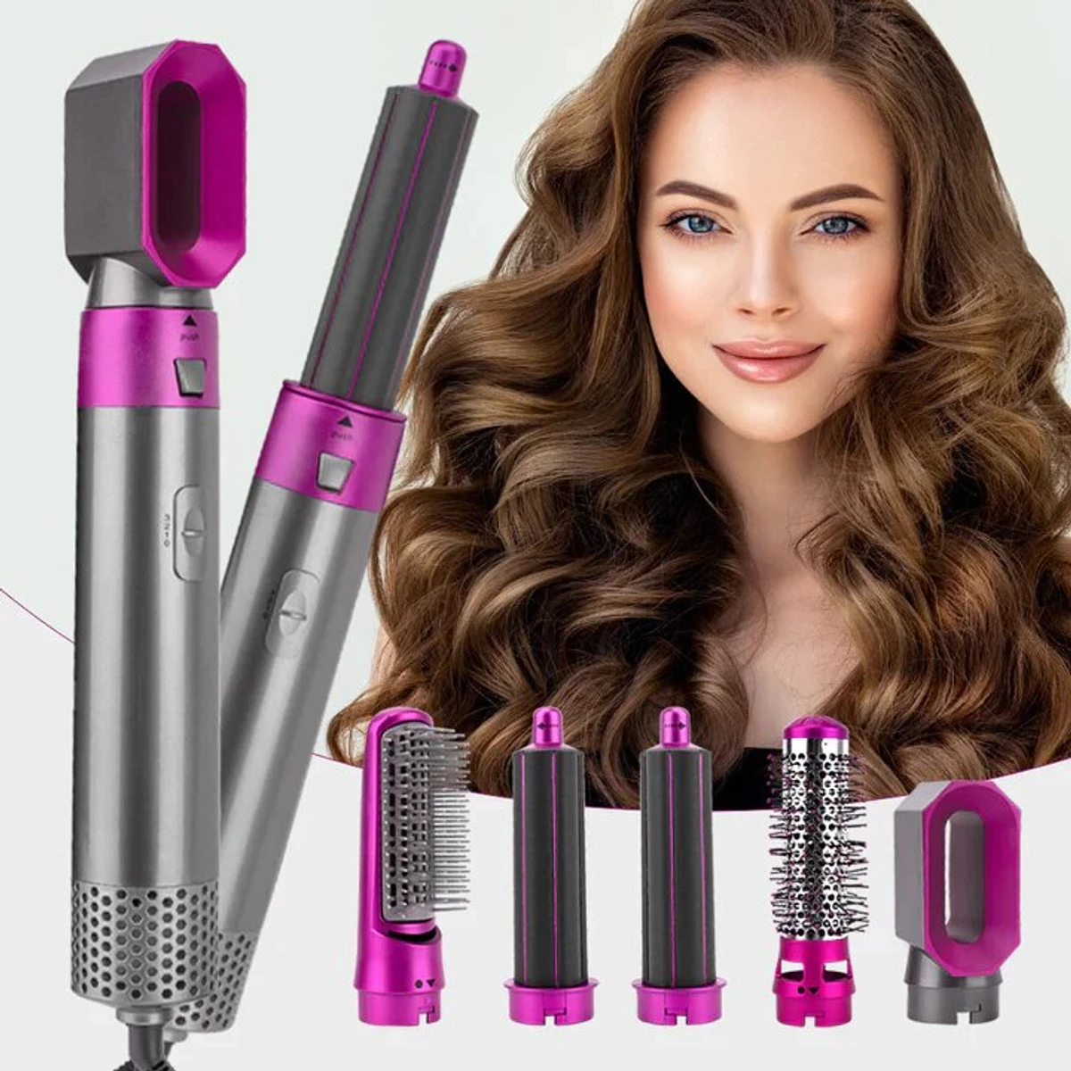 5 IN 1 Hot Curling Hair Straightener for Women