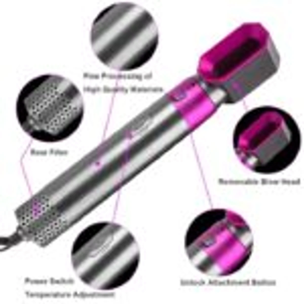 5 IN 1 Hot Curling Hair Straightener for Women