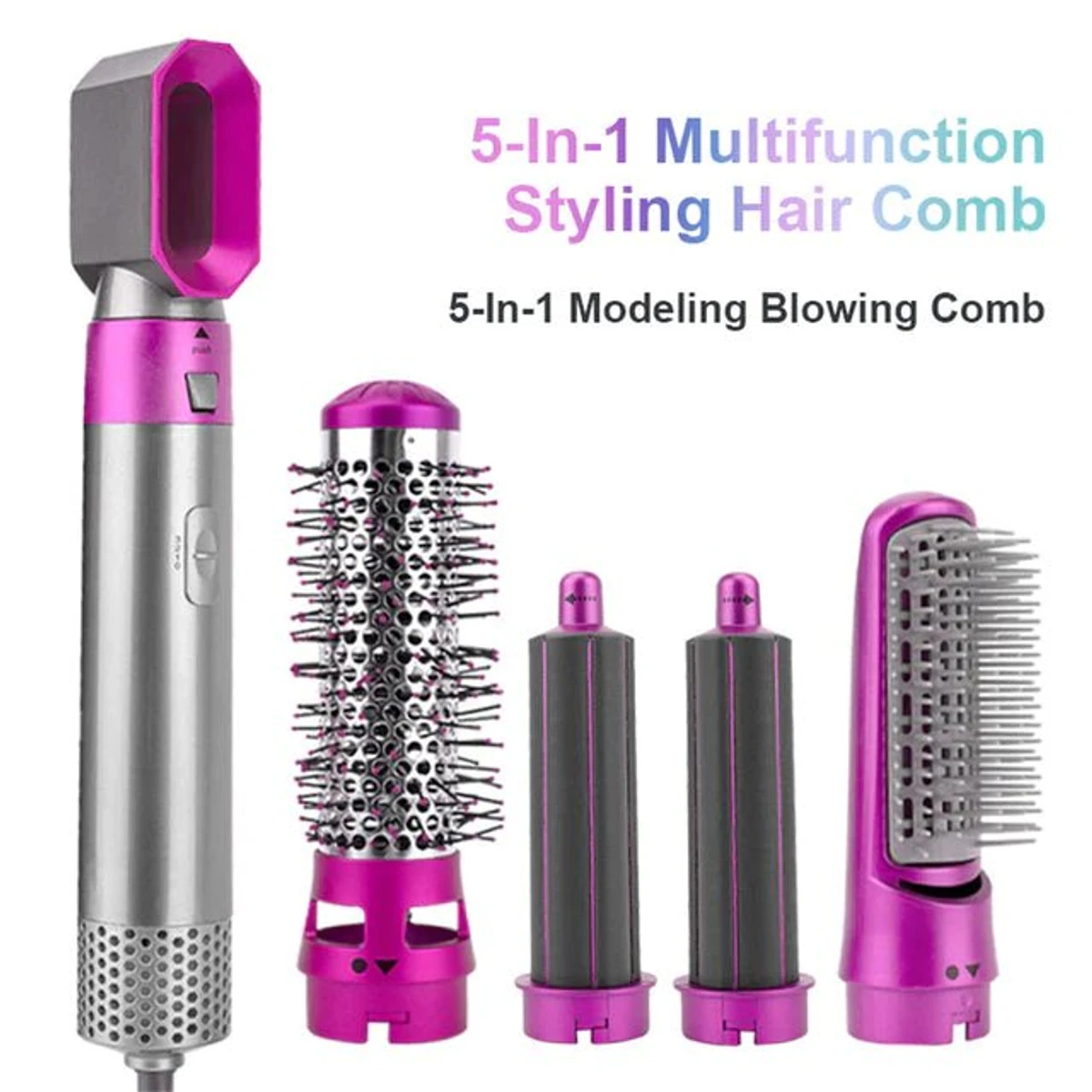 5 IN 1 Hot Curling Hair Straightener for Women